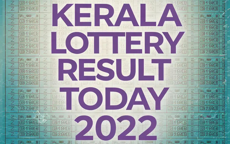 kerala lottery result today 2022